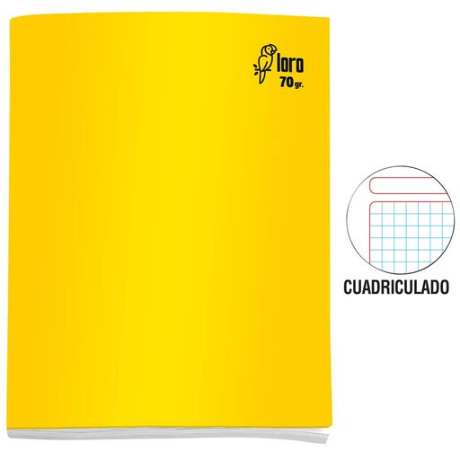 Cuaderno Cuadriculado Deluxe LORO A4 70g Blanco 80 Hojas