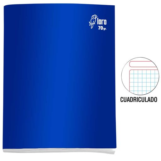 Cuaderno Cuadriculado Deluxe LORO A4 70g Blanco 80 Hojas