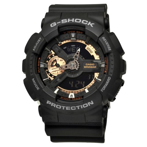 Reloj g shock negro con online dorado