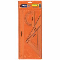 Set Geométrico VINIFAN Cristal 30cm Paquete 4un