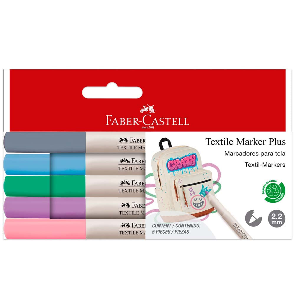 Textile marker faber castell Clearance