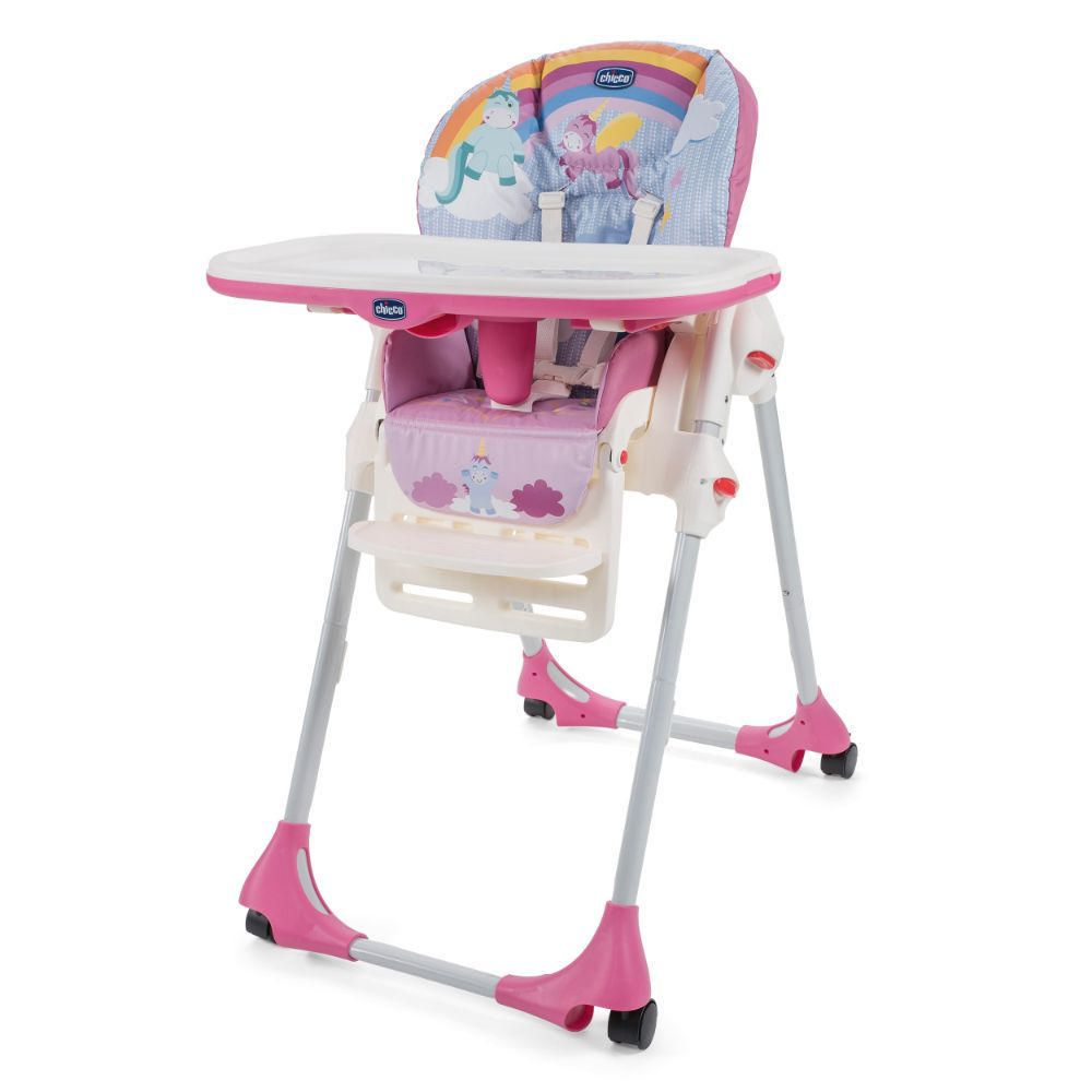 стульчик для кормления chicco polly 4 колеса