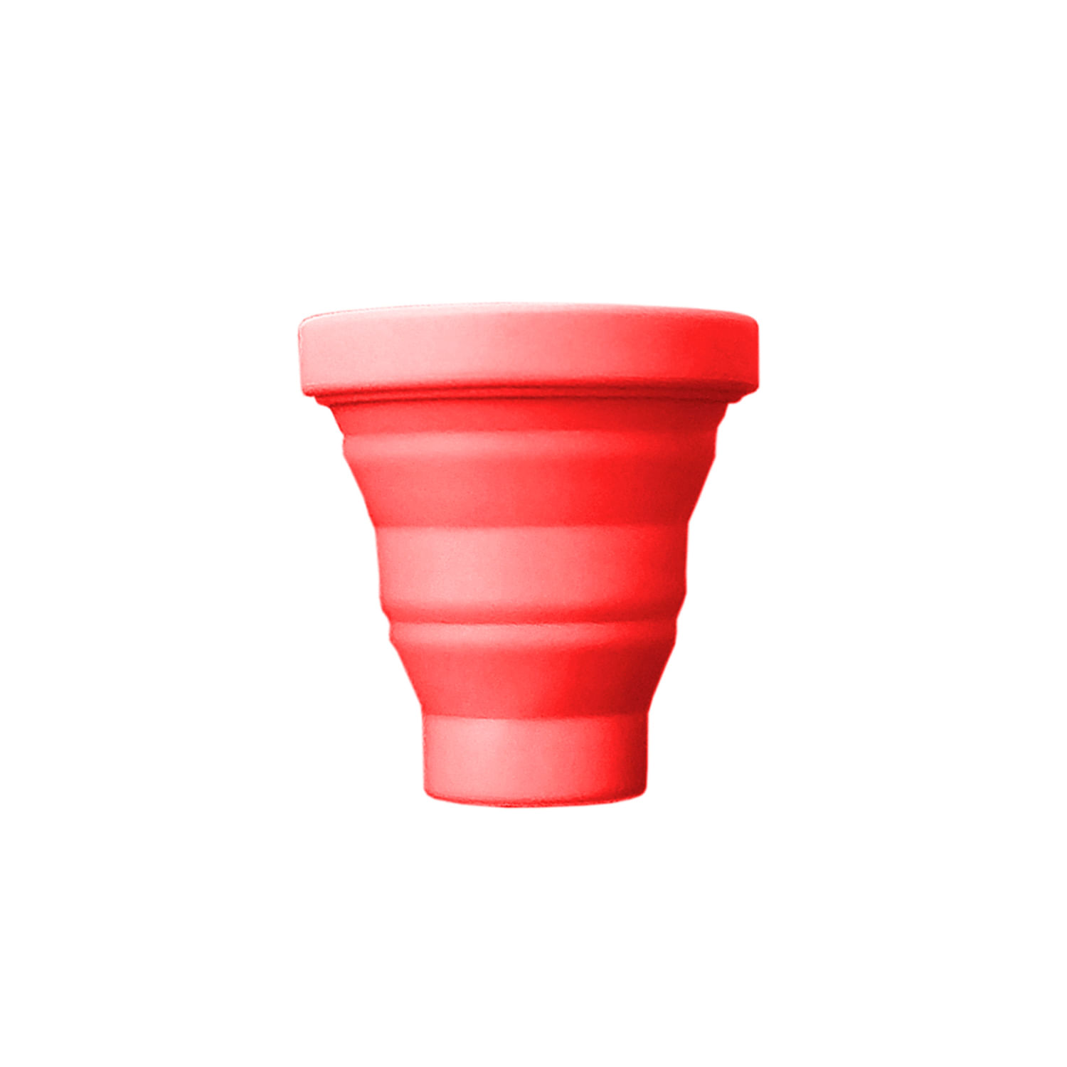 Vaso Esterilizador de Silicona Rojo