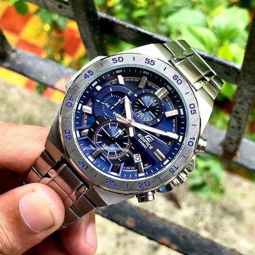 Reloj CASIO EDIFICE Hombre (Acero - Plateado)