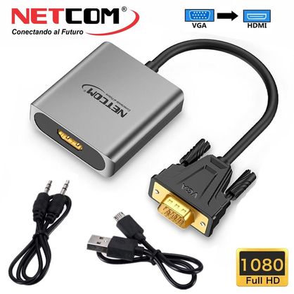 Adaptador Hdmi A Vga Adaptador RCA A VGA, Compuesto AV S-Video RCA