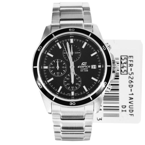 Reloj Casio Edifice EFR-539L-1AV Analógico Hombre - Negro