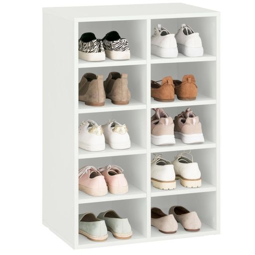 Zapatera Con Closet Organizador De Zapatos Para 36 Pares Y Compartimientos  De Ropa Rack And Pack Rosa