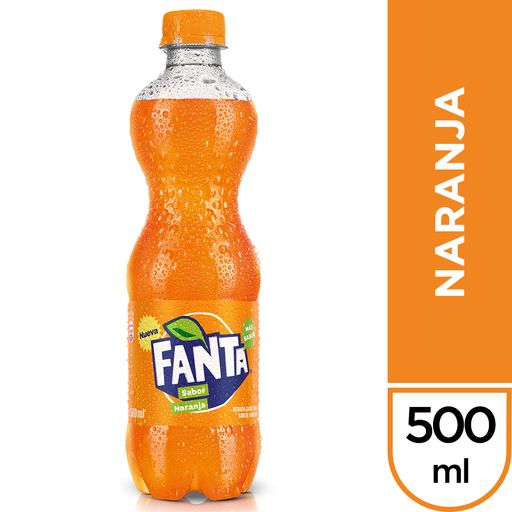 Gaseosa FANTA Naranja Botella 500ml