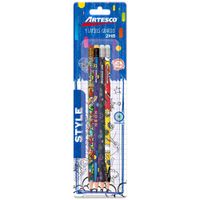 Lápices ARTESCO Motivos Blíster 4un