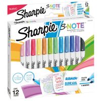 Resaltador SHARPIE Note Color Pastel Blíster 12un