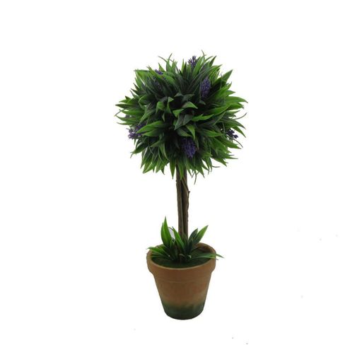 Planta Deco Artificial Circular Flores Moradas 38cm | plazaVea -  Supermercado