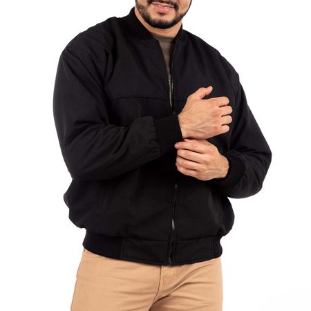 Casaca Legant Hombre Cuello Chino Negro Casaca  Legant Hombre Cuello Chino - Negro XXL