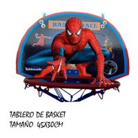 Tablero de Básquet Aro Plegable Dhark Medida 30X45cm