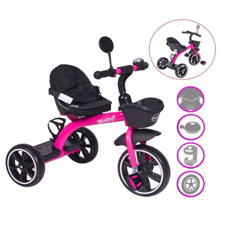 Triciclo Pedal Ebaby Cenit 382 Fucsia