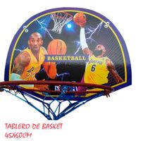 Tablero de Básquet Aro Plegable Dhark Medida 45x60cm