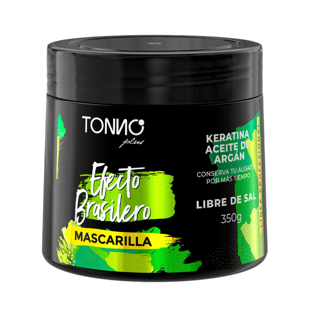 Mascarilla Capilar TONNO Efecto Brasilero Pote 350g