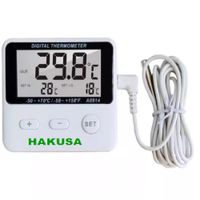 Termómetro Para Congeladora Interior/Exterior Cable Removible Con Alarma Hakusa Hks-a0914