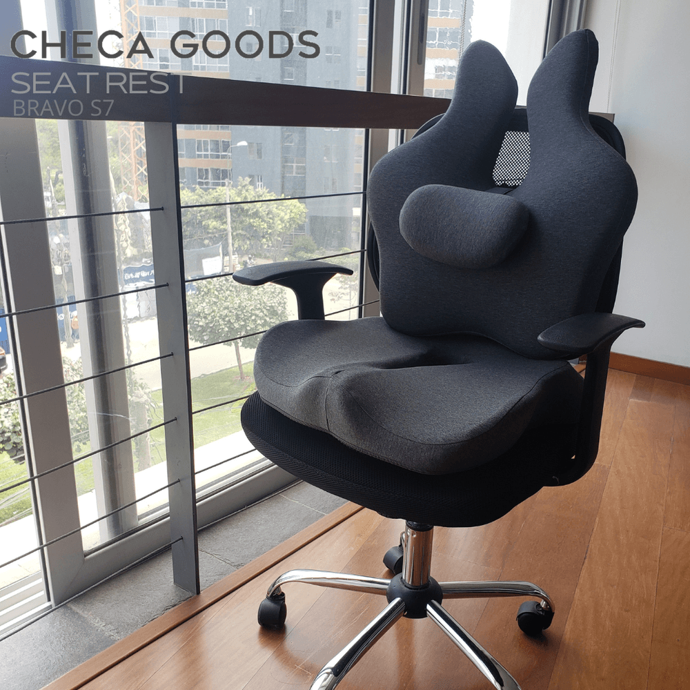 Cojín Ergonómico Antihemorroides Checa Goods S7 Color Gris Oscuro ...