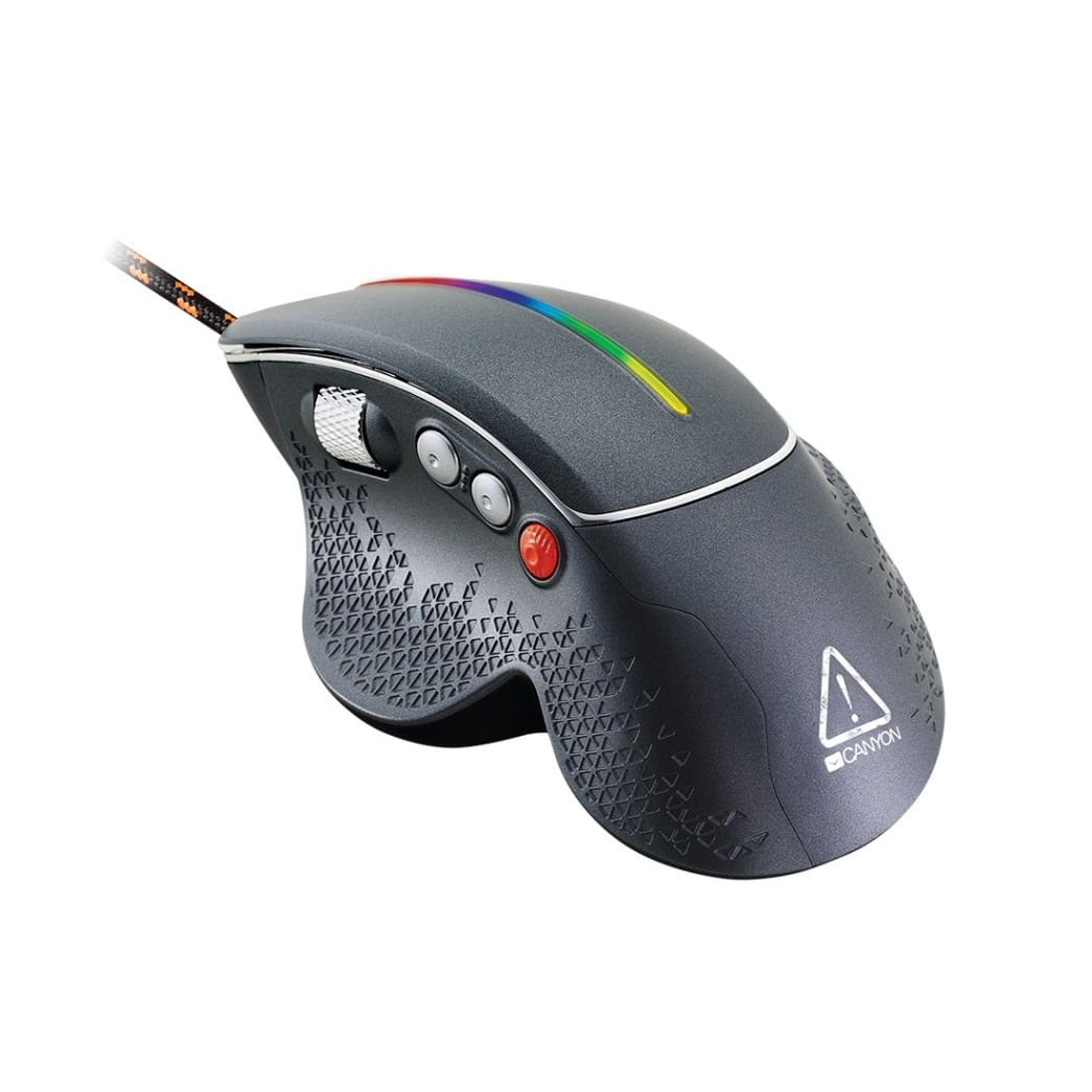 Mouse Canyon Gaming Apstar con Luz RGB 6400 Dpi