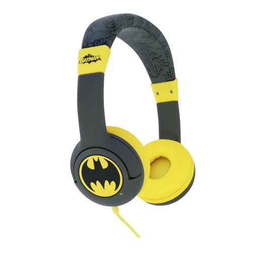 Auriculares Infantiles Otl Batman Bat Signal para 3 y 7 Años