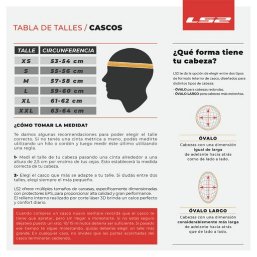 Casco de Moto Para Adulto Unisex LS2 Single Mono FF352 Talla XL