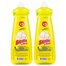 pack-lavavajilla-liquido-sapolio-limon-botella-1250ml-paquete-2un