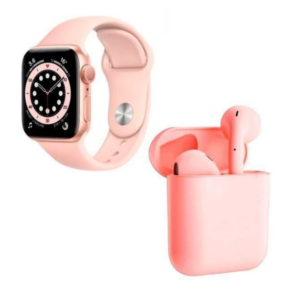 3-in-1 Apple Watch, AirPods \u0026 iPhone Charger (White \u0026 Pink/2-Pack) |  StackSocial