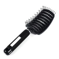 Cepillo de Cabello Cayetana Profesional Desenredante Curvo Negro