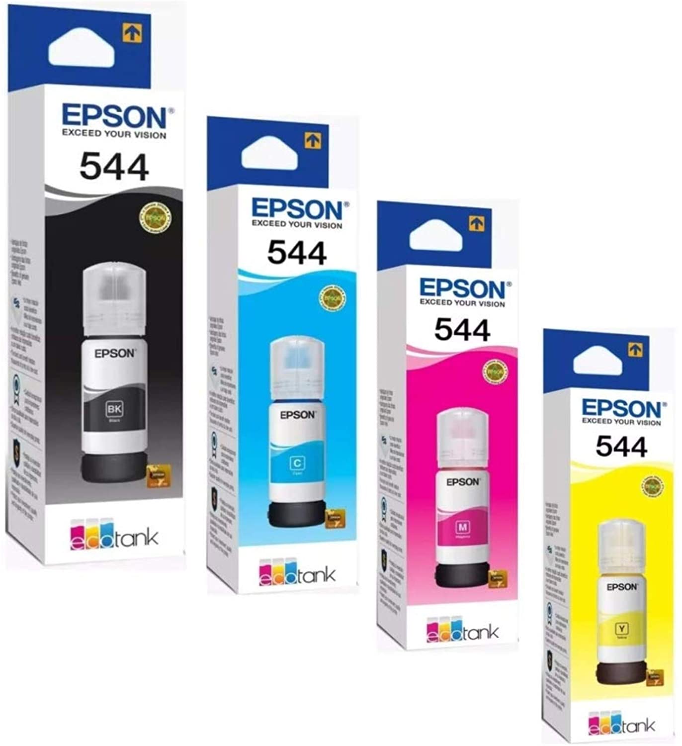 Kit Tintas Originales Epson 544 Cyan/Magenta /Yellow/Black