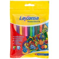 Plumones LAYCONSA School 45 Estuche 12un