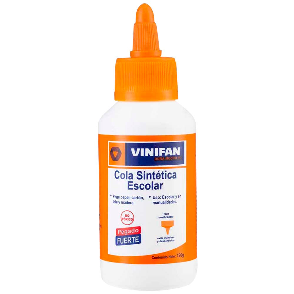 Cola Sintética VINIFAN Blanco Escolar Frasco 120g