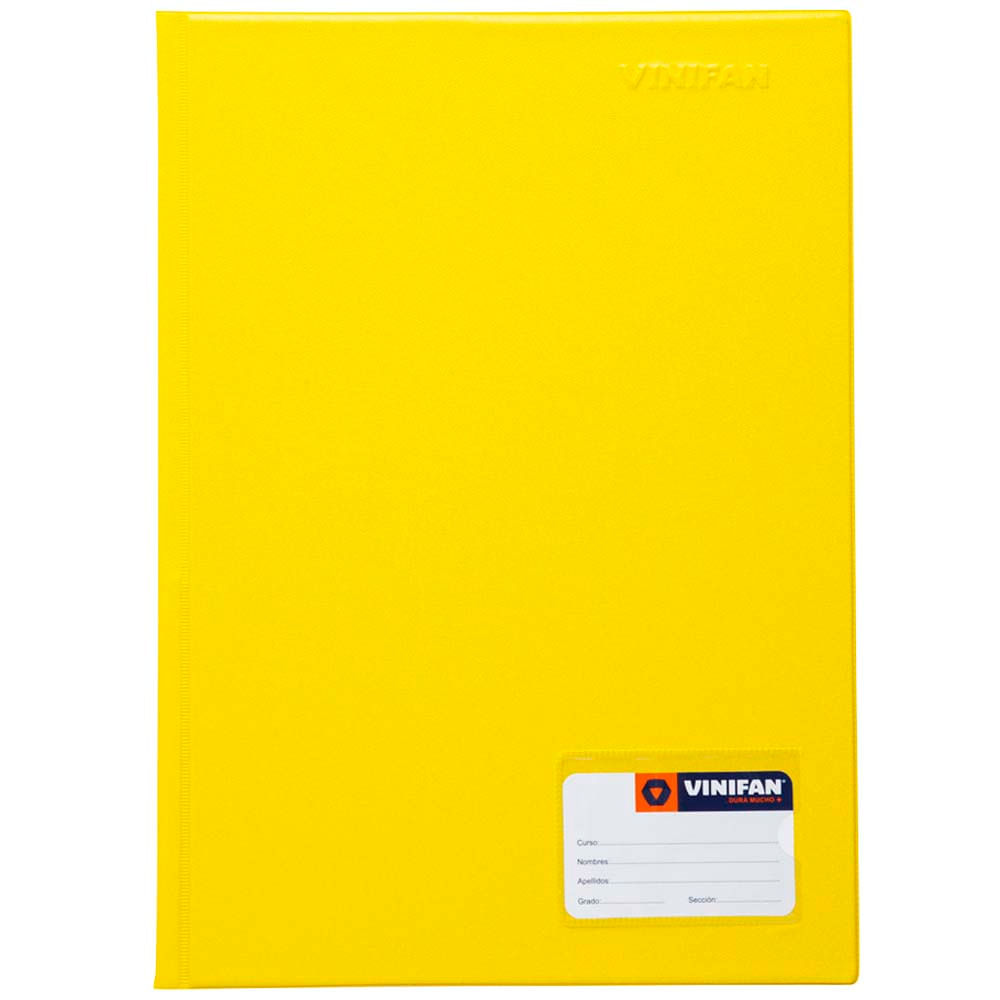 Folder VINIFAN Oficio Tapa Dura Amarillo