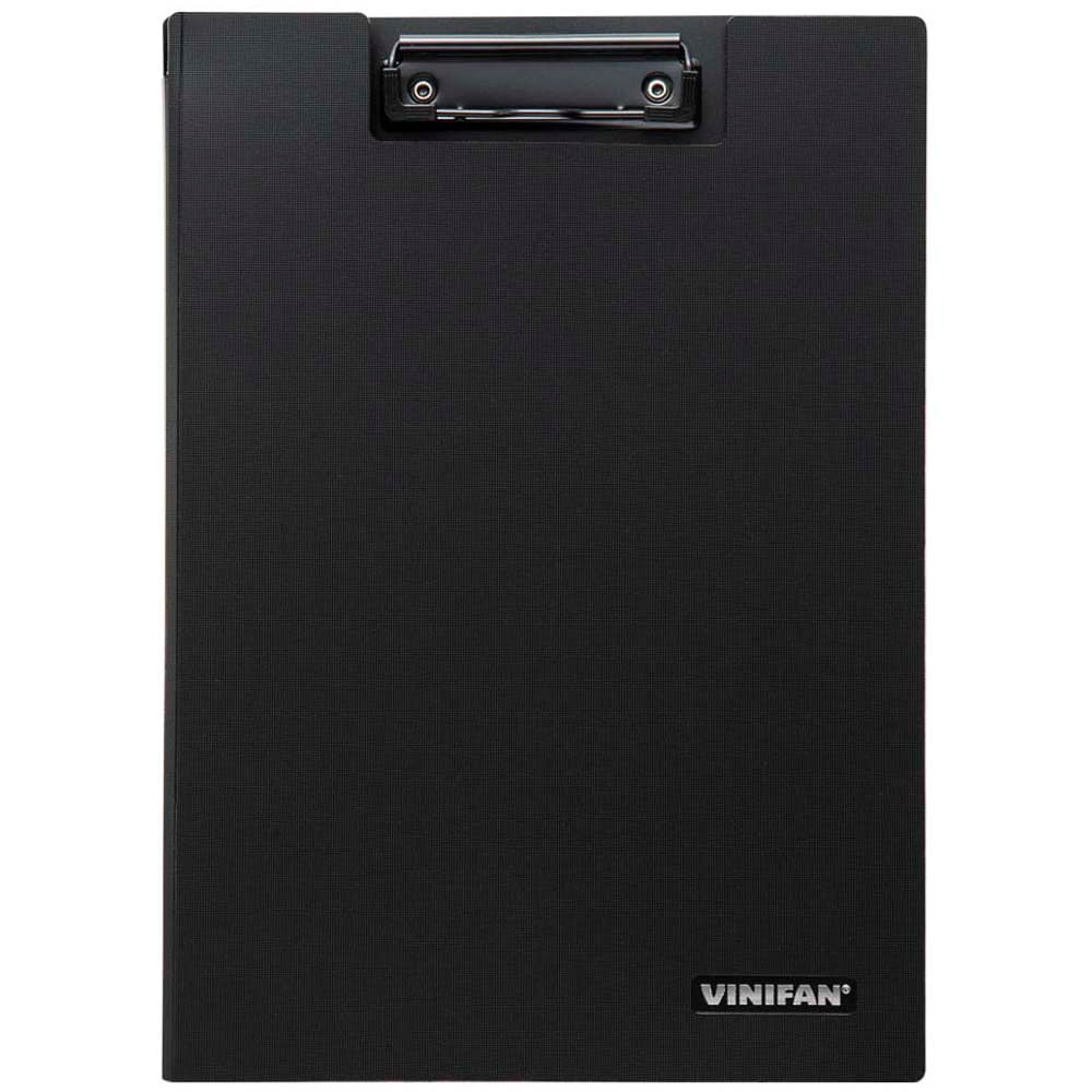 Carpeta VINIFAN con Sujetador Superior Color Negro 1un