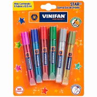 Goma Líquida VINIFAN Escarchada Star Blíster 6un