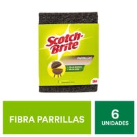 Esponja Scotch-Brite Parrillera Paquete 6 unds