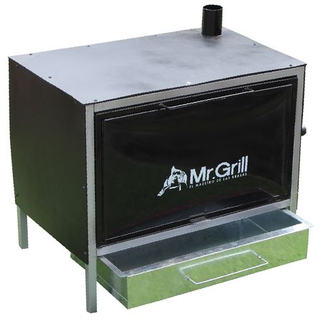 Horno Brasero Mediano Galvanizado MR.GRILL | plazaVea - Supermercado