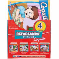 Libro Infantil COQUITO Reforzando en Casa 4 Años