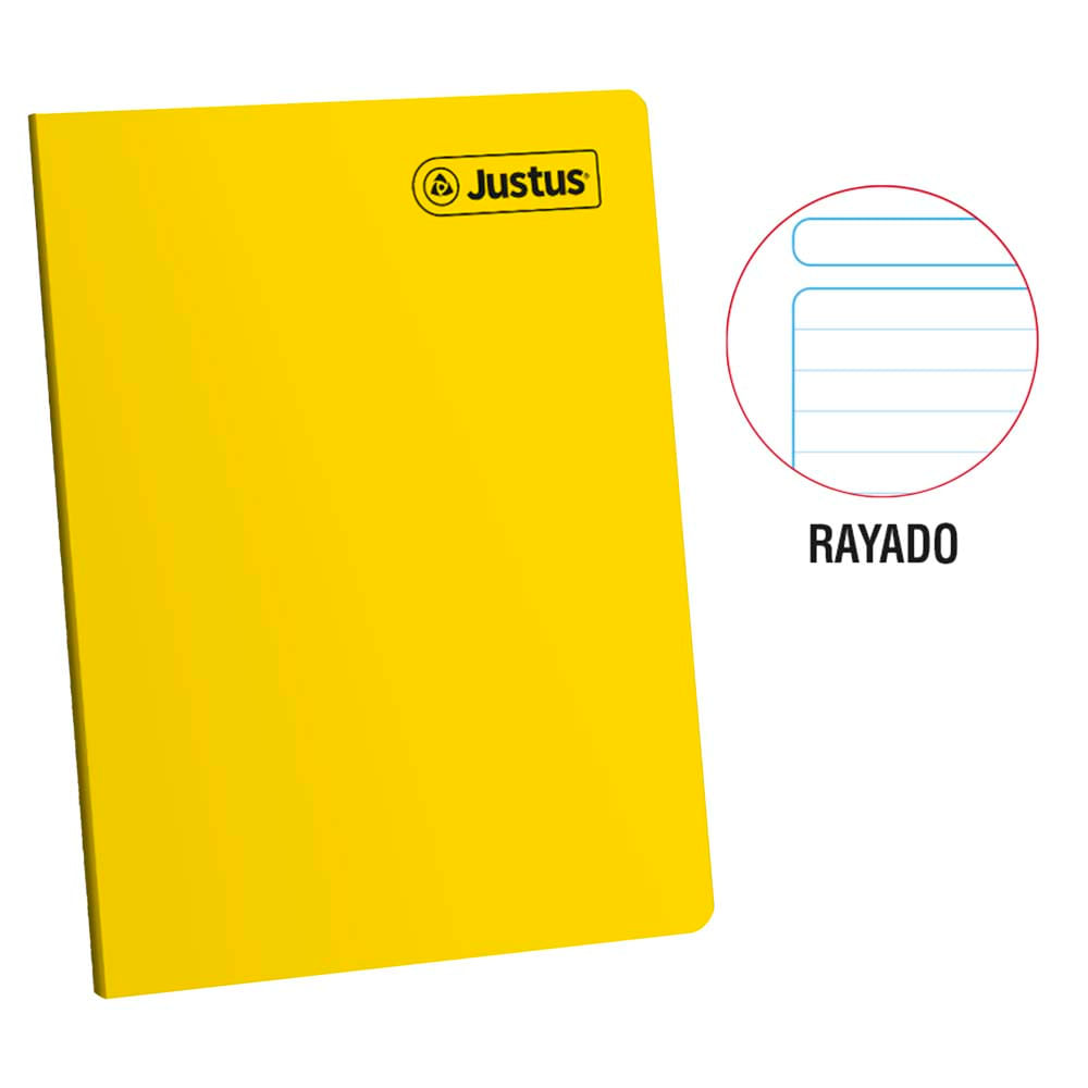 Cuaderno JUSTUS Deluxe Rayado 80 Hojas