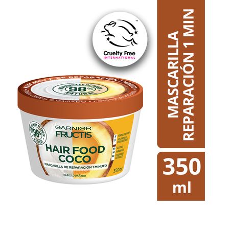 Crema de Tratamiento FRUCTIS Hair Food Reparadora Coco Frasco 350ml | - Supermercado