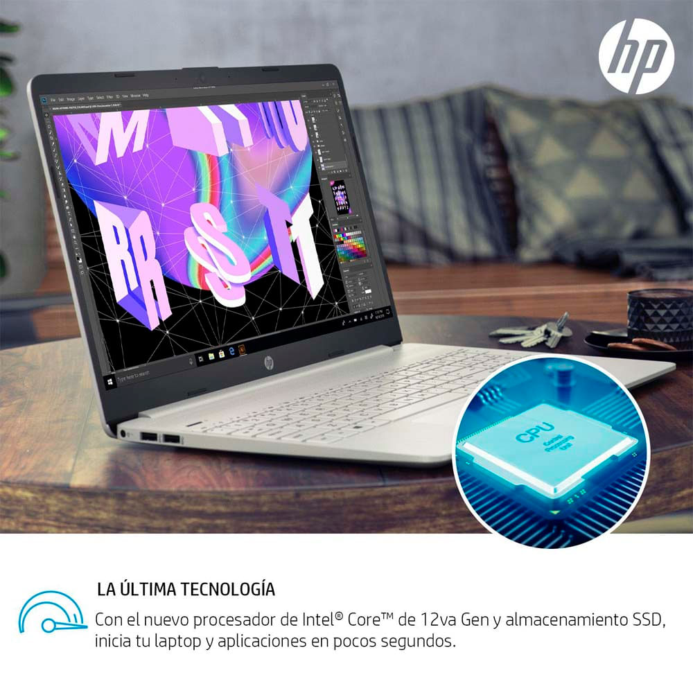 Laptop Hp 15 Dy5000la 156 Intel Core I5 12va Generación 8gb 512gb Ssd