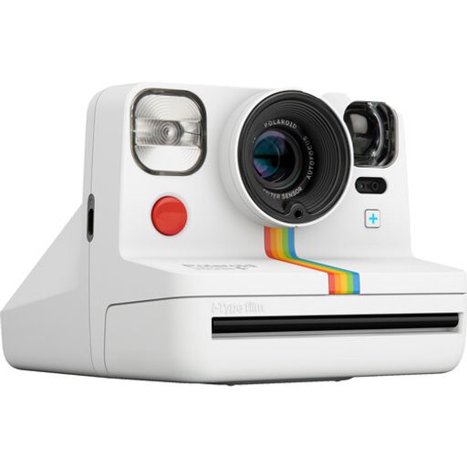 Cámara instantánea Polaroid Now+ i-Type (gris) - Promart