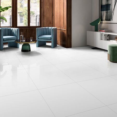 Piso porcelanato pulido super Bl Ind 60x60cm 1.44m2