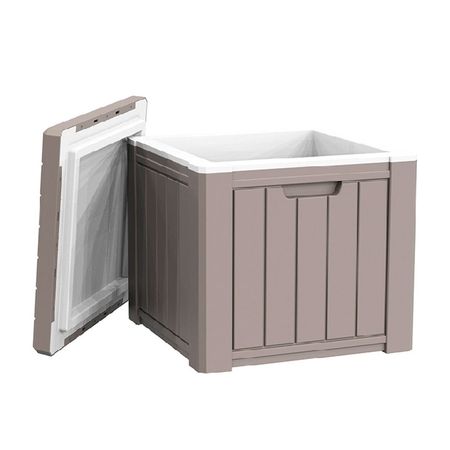 Caja cooler para terraza Gris