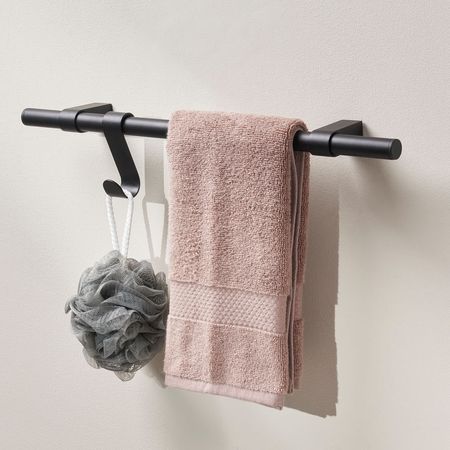 Set toallero barra + perchero Sensea 45cm