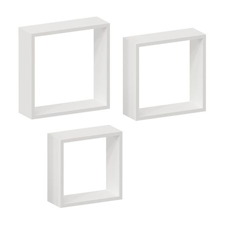 Set de 3 cubos Blanco Spaceo