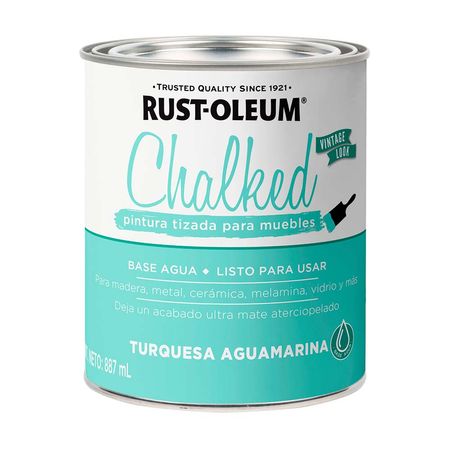 Chalked turquesa Aguamarina 0,887 Lts