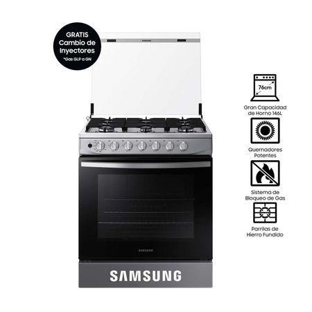 Cocina a gas Samsung NX52T3310PV