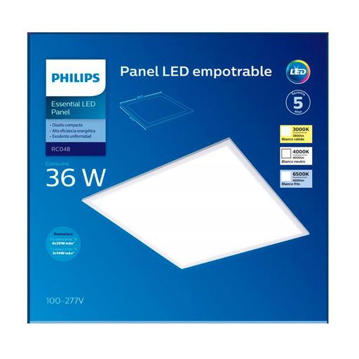 Panel LED 60x60 36W  Iluminación brillante y eficiente 💡 NERLED