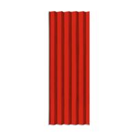 Techo calamina metálica Roja 0.22mm 3.60x0.80m