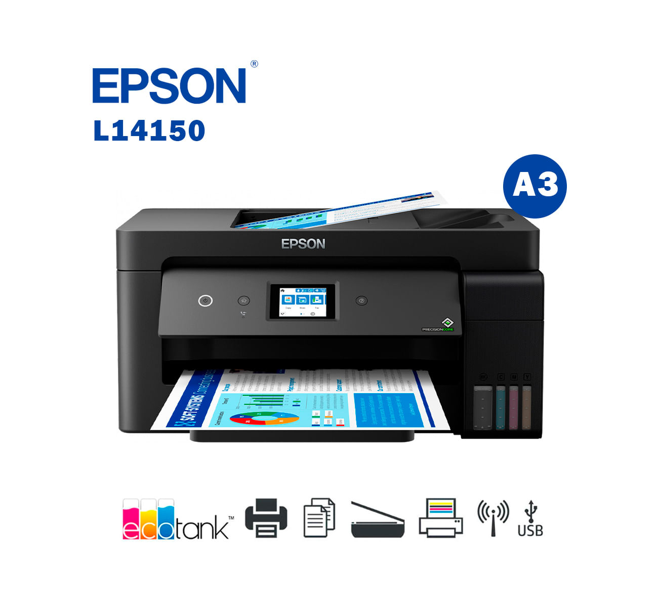 Impresora Multifuncional 3en1 Epson L3250 EcoTank Wifi Usb I Oechsle -  Oechsle